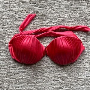 Victoria's Secret Pink Bikini Top with Gold Accent